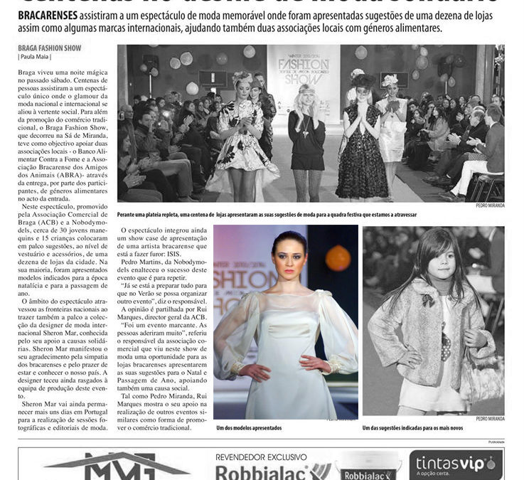 Reportagem sobre Fashion Show 2013 / 2014